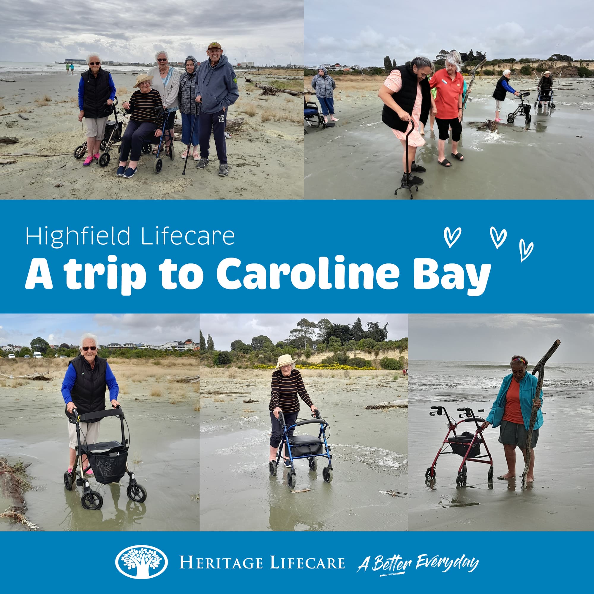 A trip to Caroline Bay.