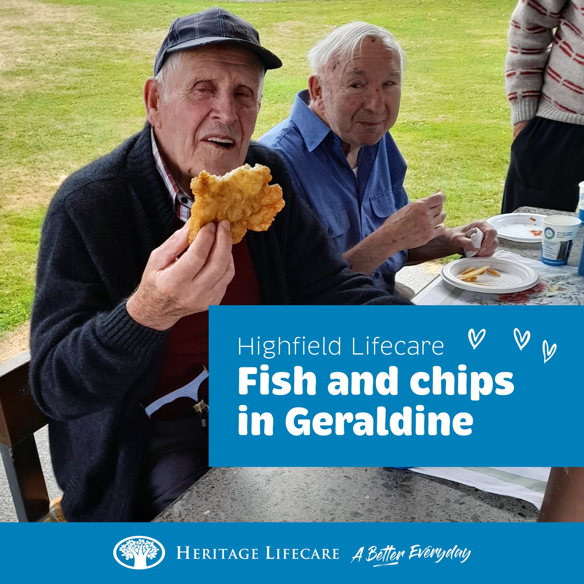 Fish and chips in Geraldine