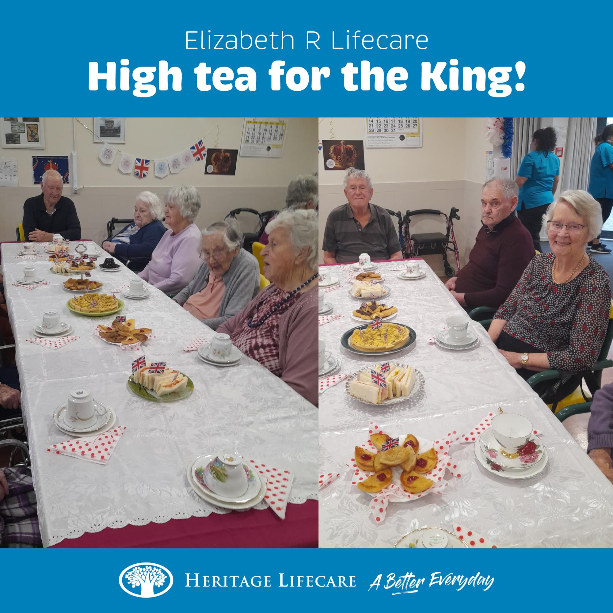 High tea for the King!