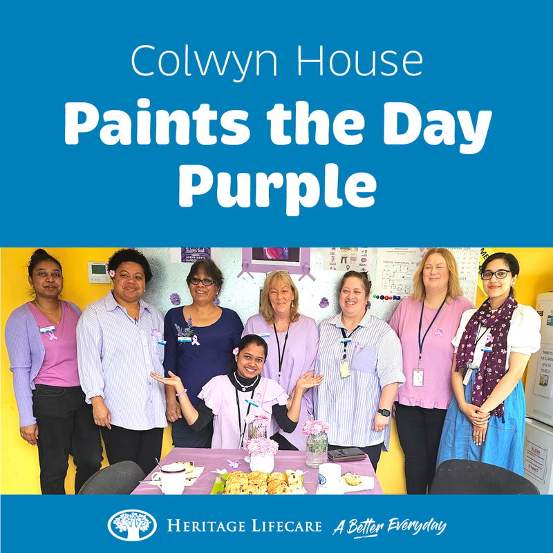 ​Colwyn House Paints the Day Purple