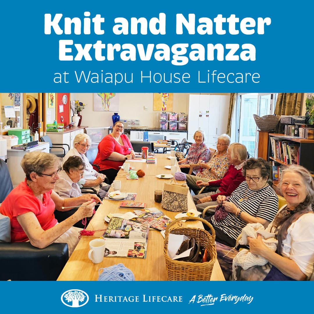 ​Knit and Natter Extravaganza at Waiapu House Lifecare