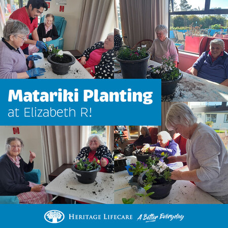 Matariki Planting at Elizabeth R! 