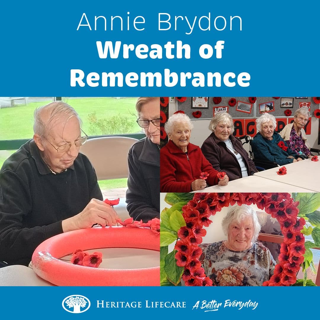 Annie Brydon’s Wreath of Remembrance