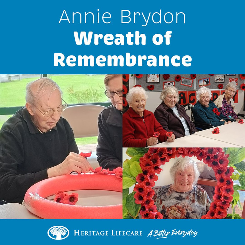 Annie Brydon’s Wreath of Remembrance