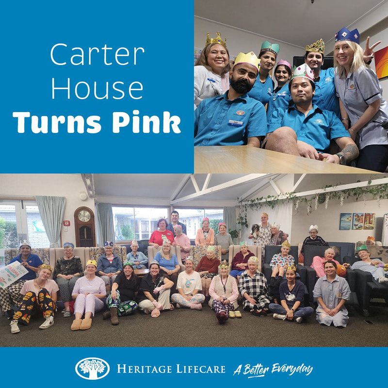 Carter House Turns Pink