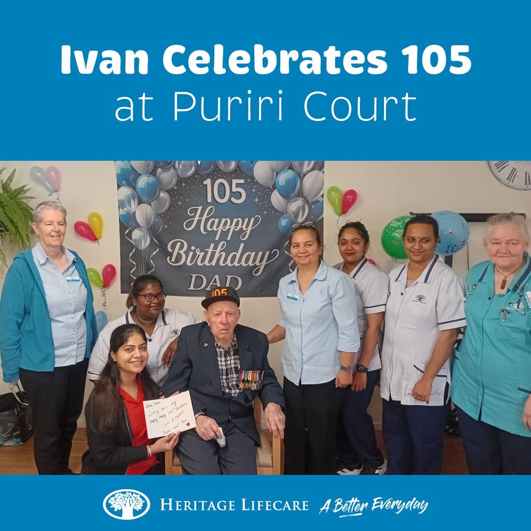 Ivan Celebrates 105 at Puriri Court