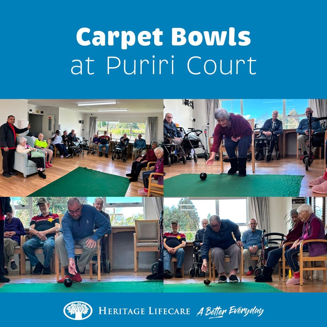 Carpet Bowls at Puriri Court