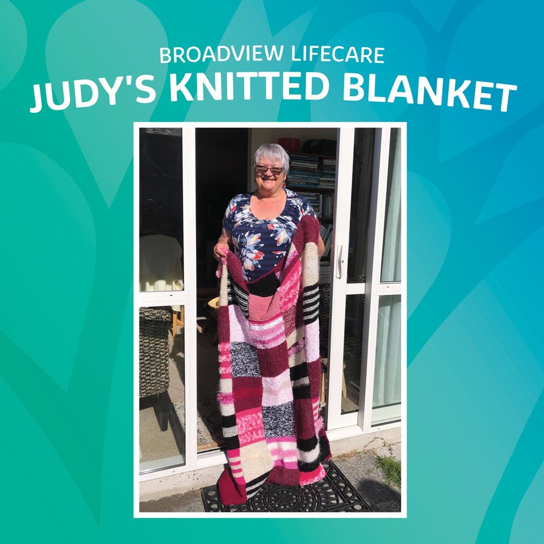 Judy's Knitted Blanket