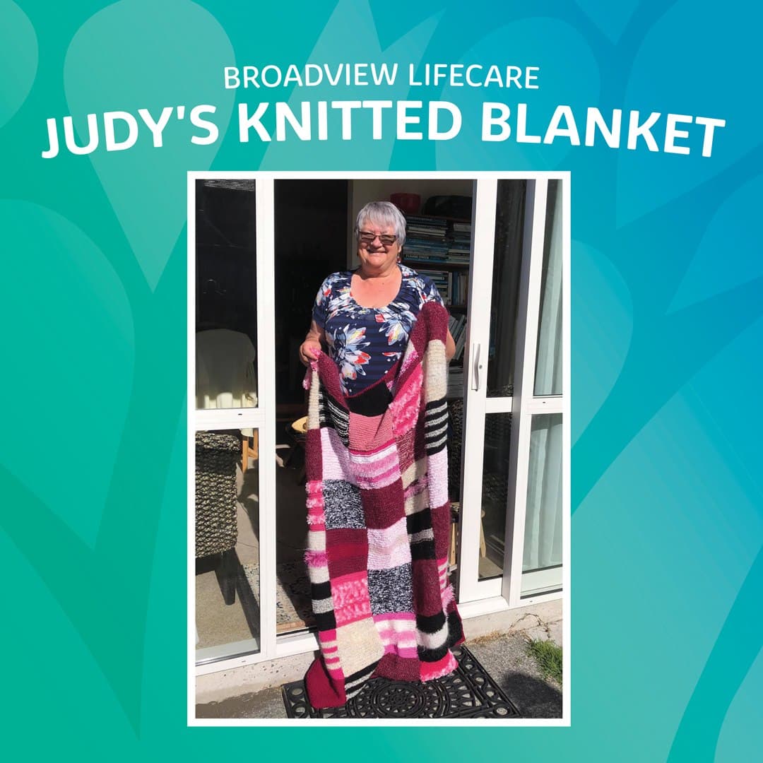 Judy's Knitted Blanket