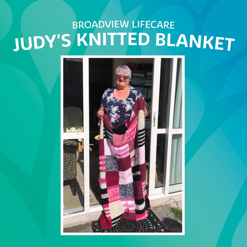 Judy's Knitted Blanket