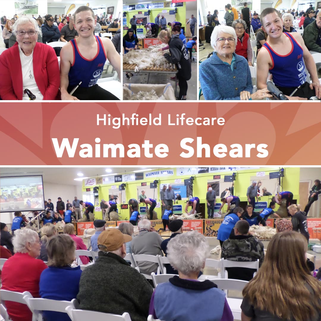 Highfield attends Waimate Shears!