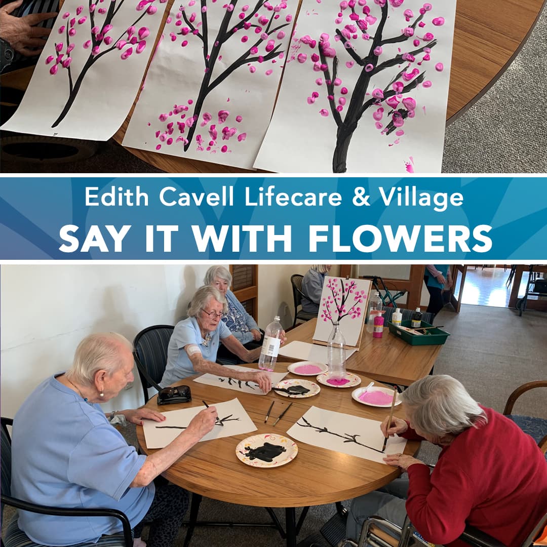 Edith Cavell Flower Painting!