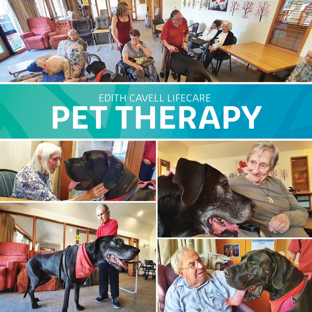 Edith Cavell Canine Friends Pet Therapy!