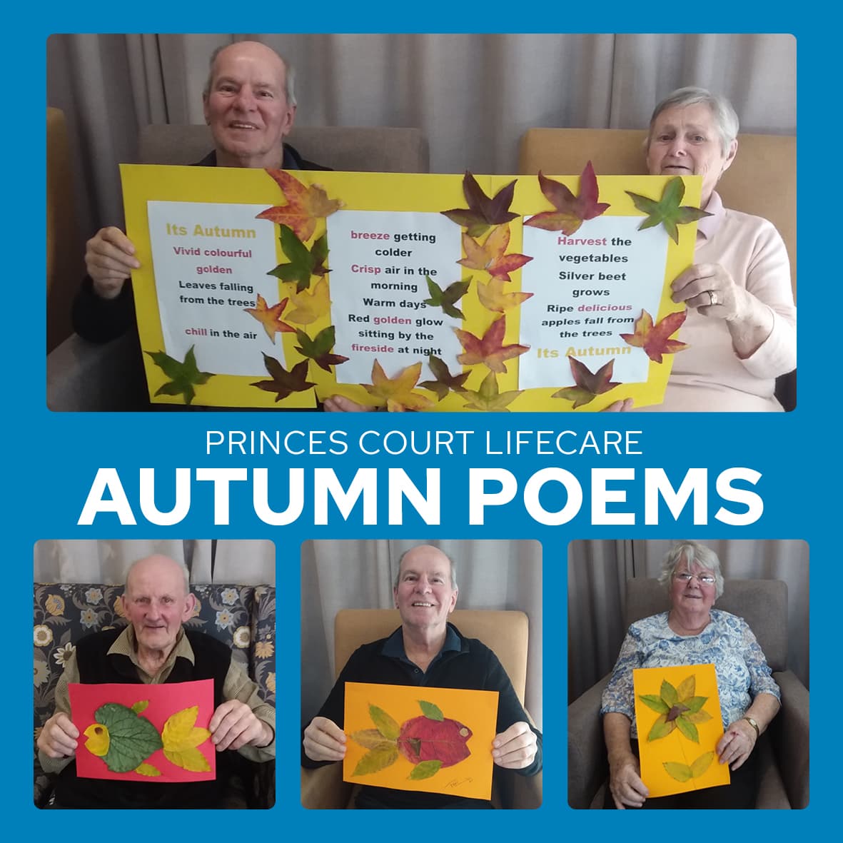 ​Autumn poems by Princes Court Lifecare dementia patients