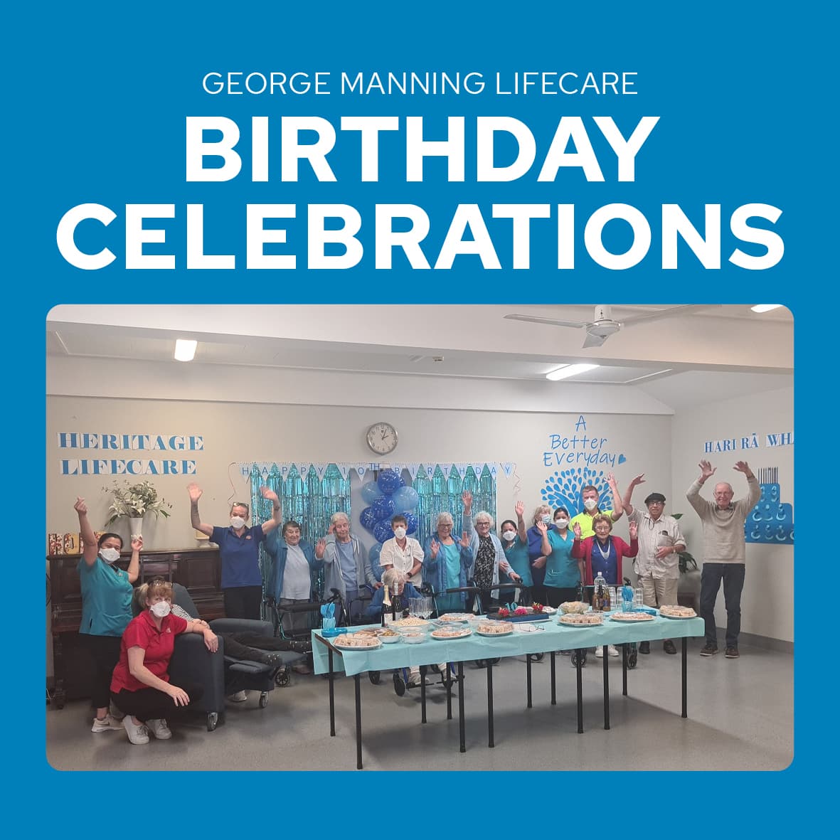 ​George Manning celebrates Heritage Lifecare's 10th birthday 