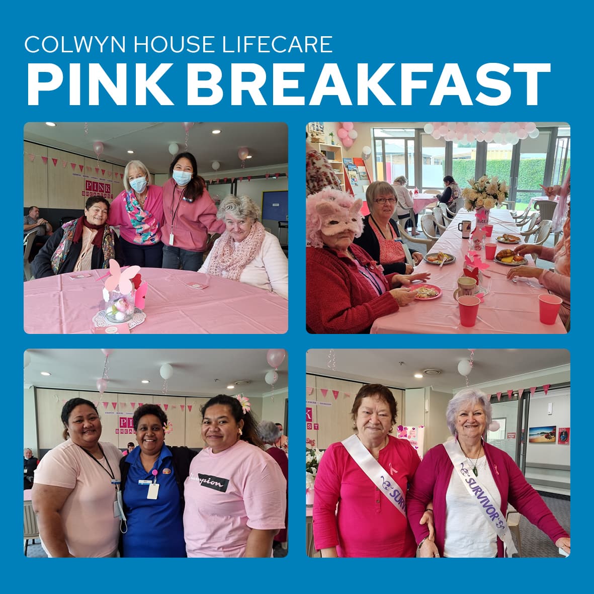 Colwyn House Lifecare's Pink Ribbon Breakfast 