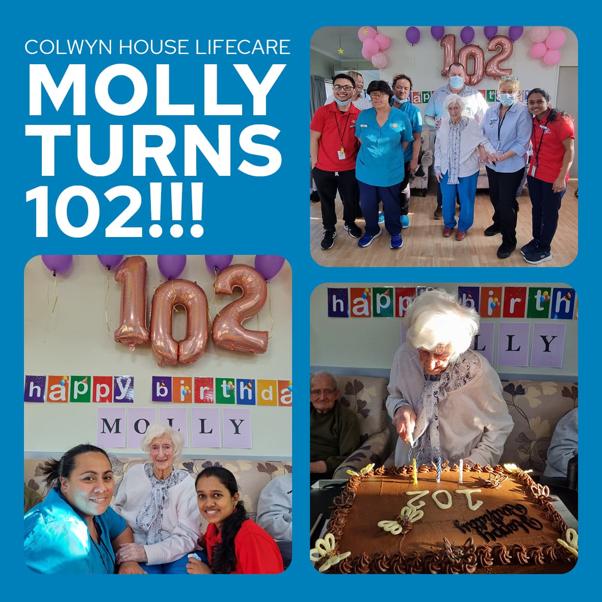 Molly Turns 102.