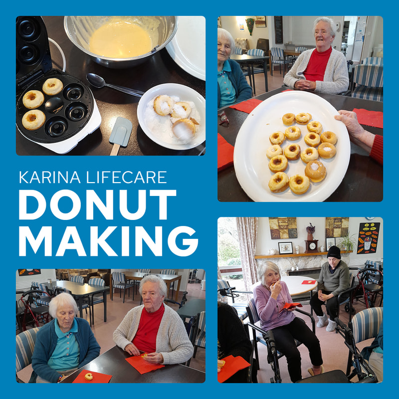 Donut making at Karina Lifecare 