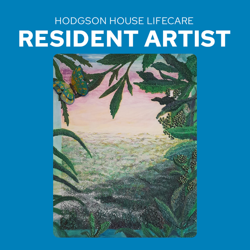 Hodgson House's resident artist 