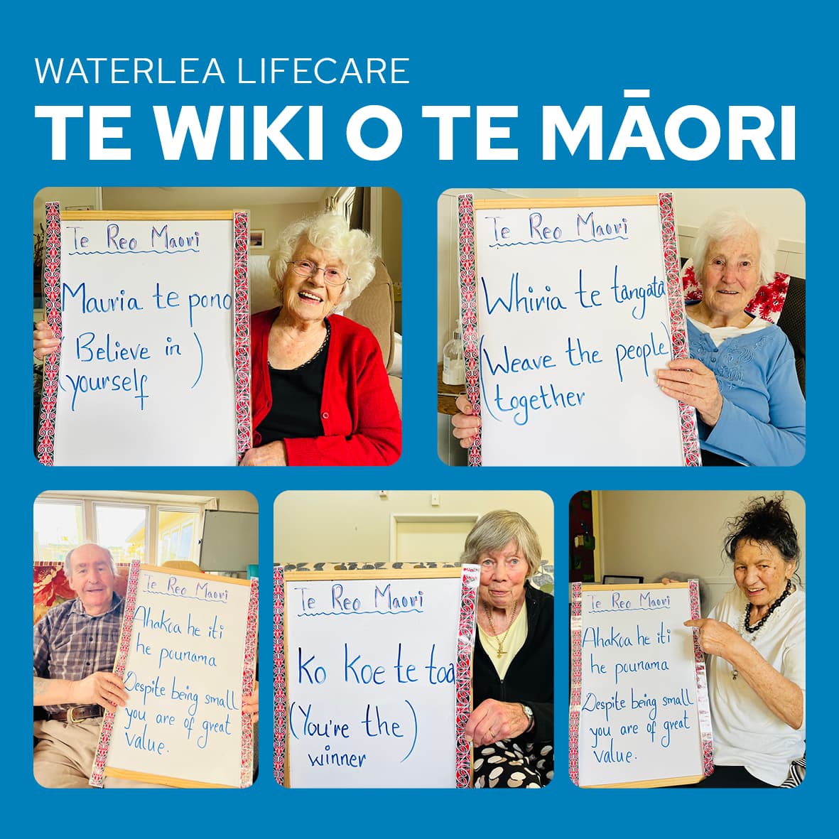 Māori language week at Waterlea