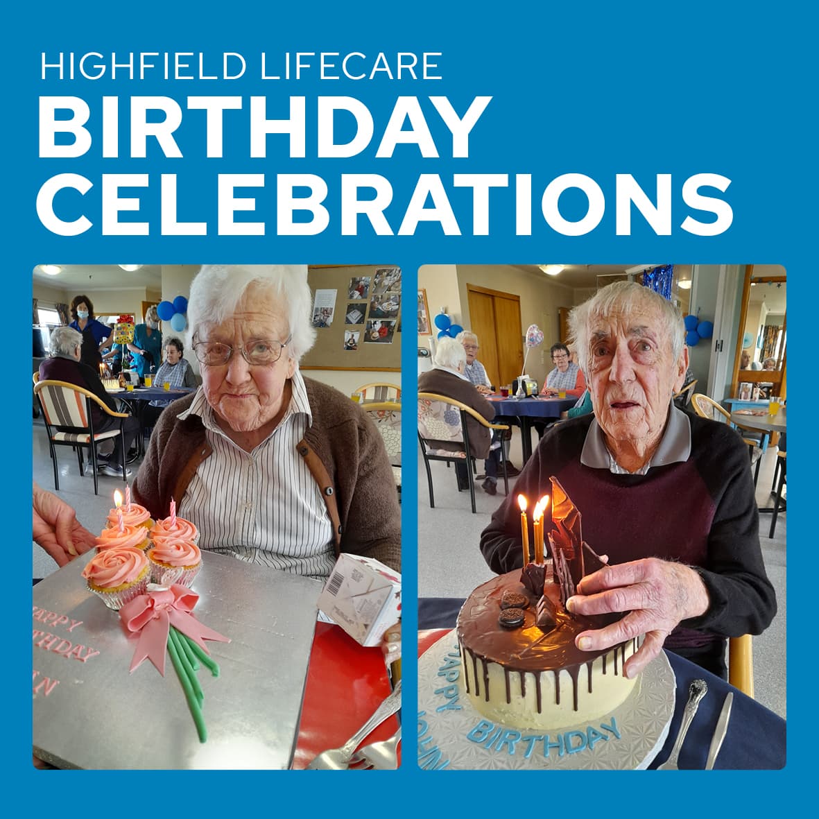 ​Spectacular cakes at Highfield Lifecare!